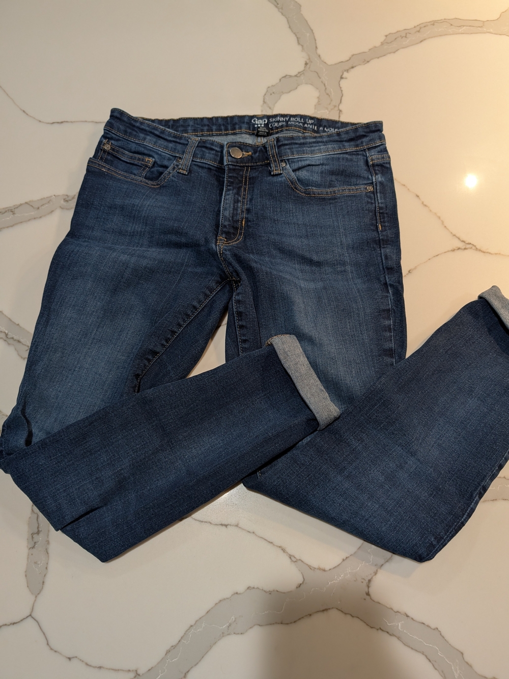 GAP Women's Skinny Roll Up Jeans